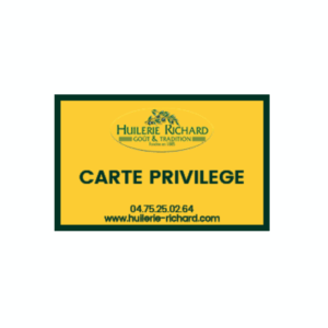 carte privilège colis gourmands