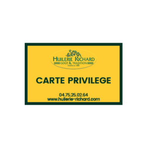 carte privilège colis gourmands