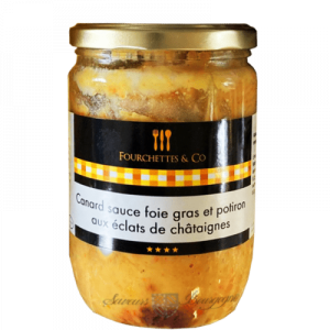 canard sauce foie gras pour mairie