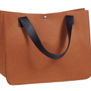 sac feutre marron colis gourmands